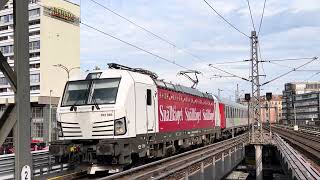 Snälltåget mit 193 965 am Bahnhof BerlinAlexanderplatz [upl. by Nuawed]