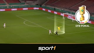 VfB raus nach TorwartSlapstick Stuttgart  Mönchengladbach 12  Highlights  DFBPokal  SPORT1 [upl. by Yllil]