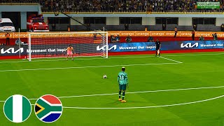 Nigeria 🆚 South Africa  Penalty Shootout 2024  African Cup of Nations 2023 Semi Final  PES [upl. by Kaiser752]