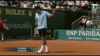 HL Roger Federer vs Novak Djokovic 2008 Monte Carlo SF [upl. by Suivatnod]