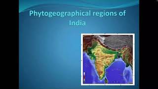 Phytogeographical regions of India [upl. by Giovanni]