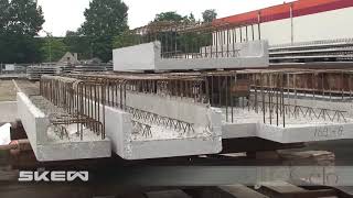 Precast  Beam Soffit on the SKEW JIG System [upl. by Yortal]