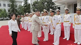 Kim Jong Un prepara su plan nuclear con su hija y las fuerzas navales de Corea del Norte [upl. by Yattirb495]