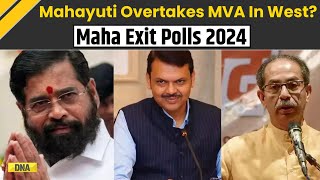 Maharashtra Exit Polls 2024 Mahayuti Overtakes MVA In West Maharashtra Exit Polls 2024 Result [upl. by Rinna43]