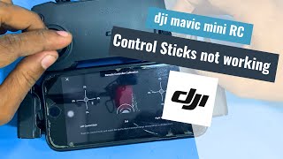 Control Sticks not working dji mavic mini  DJI Mavic Mini Drone Controller Beeping Problem [upl. by Jacobsohn]