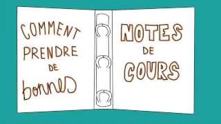 Comment prendre de bonnes notes de cours  Mine et Encre [upl. by Eelatsyrc]