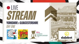 Live Stream  Yorkshire v Gloucestershire  Vitality County Championship  Day One [upl. by Ahsemed]