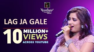 Shreya Ghoshal sings Lag Ja Gale Once More with Symphony Orchestra of Hemantkumar Musical Group [upl. by Ynnaej]