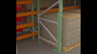 Worldwide Material Handling  WorldRev Pallet Rack Repair [upl. by Renaud741]