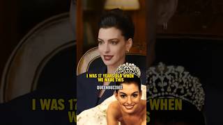 Anne Hathaway Recalls Her Experience as Amelia in Princess Diaries 👑 AnneHathaway shorts [upl. by Nohtan]