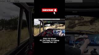 Part 44 PXN V9 Gaming Steering Wheel amp PC Dirt Rally 2 Setup Tutorial shorts [upl. by Dlawso177]