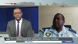 GRAPHIC CONTENT  Man taken into custody for allegedly murdering mutilating his 2yearold child [upl. by Nally548]