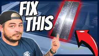 How to FIX THE PAINTED BLACK PLASTICS ON YOUR CAR  Full Tutorial [upl. by Elga]