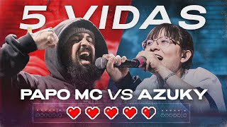 PAPO vs AZUKY  5 VIDAS  Red Bull Batalla [upl. by Berti]