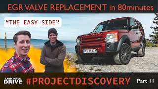 HOW TO REPLACE EGR VALVE in 80 minutes  TDV6 DISCOVERY [upl. by Reo]