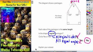 Maths KS2 Level 6 SATS 2011A Q8 ghammond [upl. by Eiten]