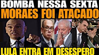 BOMBA MORAES ACABA DE SER ATACADO LULA ENTRA EM DESESPERO BOLSONARO RASGA O VERBO CONTRA MORAES [upl. by Ralyt]