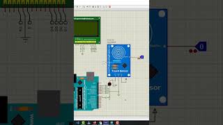 Capacitive Touch Sensor with Arduino in Proteus Simulation [upl. by Leif109]