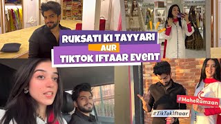 Ruksati Ki Tayyari aur TikTok Iftaar Event  ZARAIB  Laraib Khalid  Zarnab Fatima [upl. by Orion]