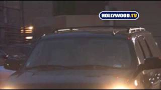 Paris Hilton Runs In And Out Of Jimmy Kimmel Show [upl. by Amarette]