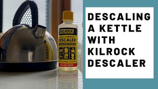 HOW TO DESCALE A KETTLE WITH KILROCK DESCALER  EASY productreview descaler [upl. by Esimaj]