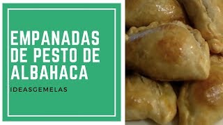 Receta Como hacer Empanadas de Queso con Pesto de Albahaca  Cheese and Pesto Empanadas [upl. by Yhpos]