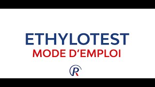 ETHYLOTEST MODE DEMPLOI [upl. by Notsirt]