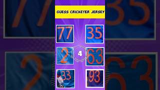 GUESS CRICKETER JERSEY NUMBER shortsfeed cricket cricketshorts [upl. by Briney896]