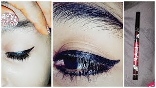 simple eyeliner with waterproof pen eyeliner beautiful eyes [upl. by Ayila]