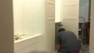 howto assembly IKEA Wardrobe PAX Birkeland  Come montare un armadio [upl. by Nahem]