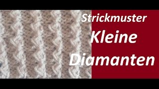 Strickmuster Nr113  DIAMANT [upl. by Enriqueta]