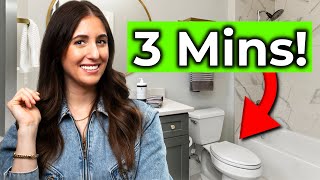 How To Clean A Toilet in 3 Minutes Clean My Space [upl. by Lindie]