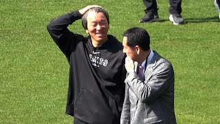 【巨人 春季キャンプ】松井秀喜と中畑清 この日10年ぶりの再会 2024214 ジャイアンツ [upl. by Ailehpo]