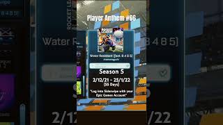 Water Resistant Player Anthem Showcase playeranthem rocketleaguemusic [upl. by Bernj]