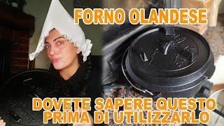 Istruzioni primo utilizzo forno olandese Overmont [upl. by Gawain212]