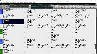 BACKING TRACK  SCRAPPLE FROM THE APPLE Charlie Parker Eb 210 BPM SWING [upl. by Aiym]