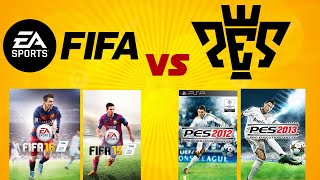 Ranking EVERY PES amp EVERY FIFA Ever Made [upl. by Aicilra644]