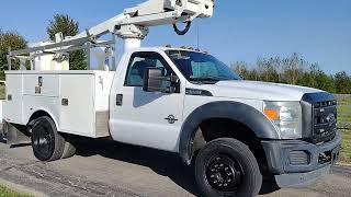 Altec AT235 bucket truck 2016 Ford F450 [upl. by Lettig]