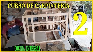 🔨Gabinetes para cocina integral CURSO DE CARPINTERIA [upl. by Gerda]