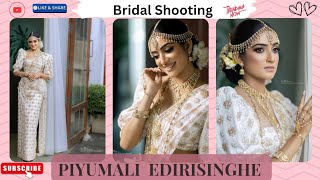 Piyumali Edirisinghe Bridal Shooting 🤍  Slgt  Sri Lanka  Actress  Paata Kurullo  Song  Wedding [upl. by Heilman]