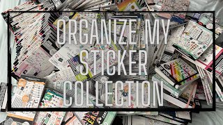 Organize My Happy Planner Sticker Book Collection [upl. by Mcnair]