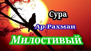 Сура 55 АрРахман Чтец  Салим Баханан ❤Красивое чтение Корана❤ [upl. by Alemat65]