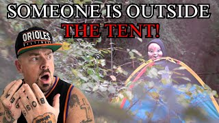 TERRIFYING Overnight Camping Experience  Someone Was Outside The Tent Very Scary [upl. by Alleiram]