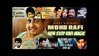 Nonstop Mohommad Rafi Songs  Golden Collection of Mohd Rafi Songs  Collection 5 [upl. by Ehcsrop]