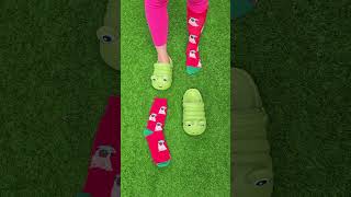 Worm slippers 🐛🐛 Dog socks 🐶🐶 love satisfying trending [upl. by Kcira817]