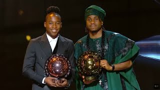 Nigerias Ademola Lookman and Zambias Barbra Banda take top CAF awards [upl. by Adneram47]