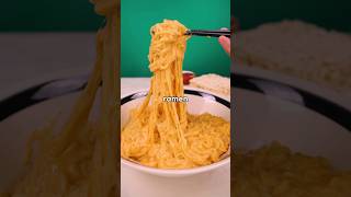 I turned RAMEN into a creamy MAC AND CHEESE and now I am in love [upl. by Ennayt]