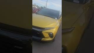 2025 chevy blazer Brand newnitro yellow metallic automobile 2023toyota toyotacar [upl. by Ecyor]