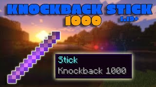 Minecraft Bedrock How to Get a Knockback 1000 Stick  Bedrock Command Block Tutorial Updated 119 [upl. by Nottap]