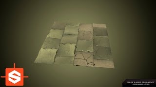 Substance Designer  Stylized Stone Floor [upl. by Braunstein]